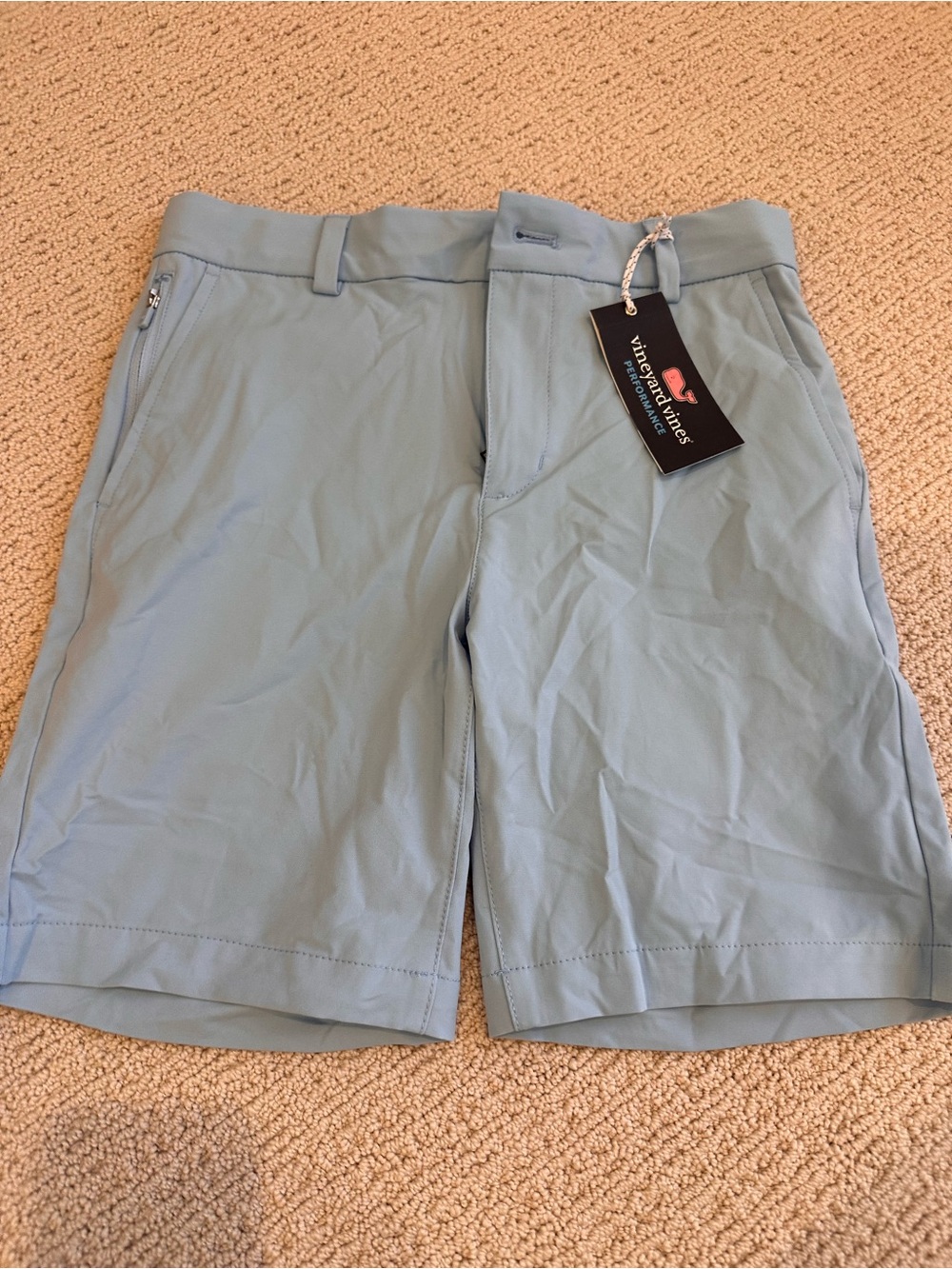 Vineyard Vines BOYS Light Blue Performance Shorts